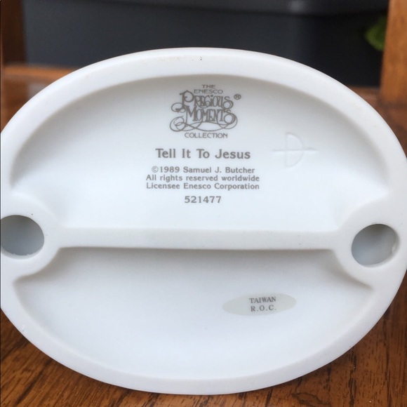 Precious Moments tell it to Jesus porcelain figurine sold in original box - Picture 3 of 3